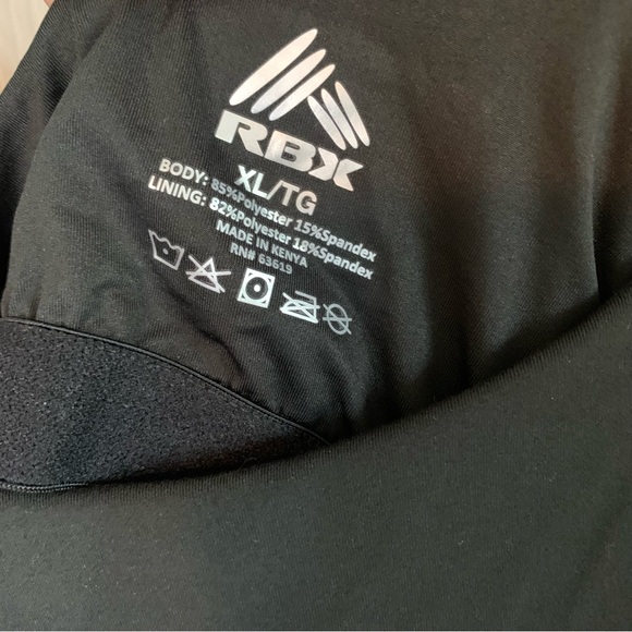 NWT RBX Black Workout Tank Top, size XL - Picture 2 of 8